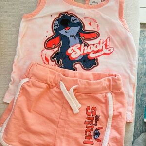 Disney Stitch Tank and Shorts Set